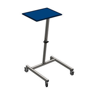 mesa de instrumentos de acero inoxidable
