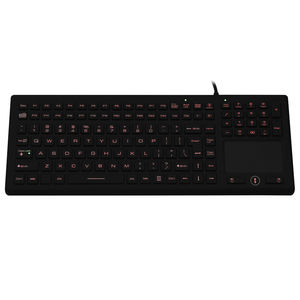 teclado con alfombrilla táctil