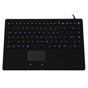teclado médico con alfombrilla táctil 1