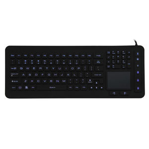teclado con alfombrilla táctil