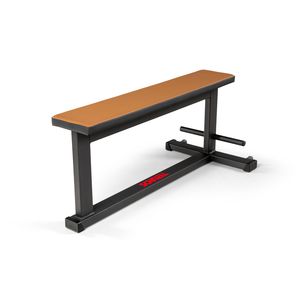 banco de musculación plano