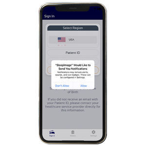 aplicación para móviles de registro