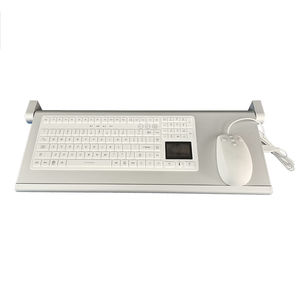 teclado médico con alfombrilla táctil