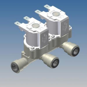 electroválvula con solenoides