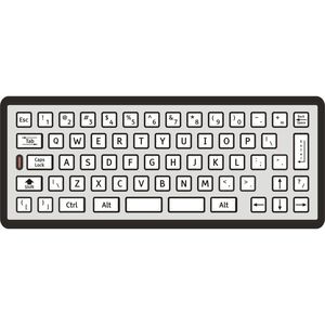 teclado con teclas digitales
