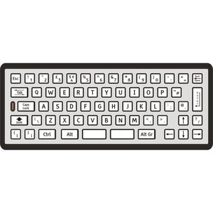 teclado con teclas digitales