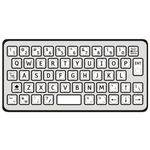 teclado con teclas digitales 1