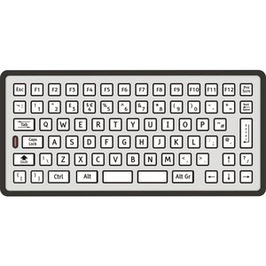 teclado con teclas digitales