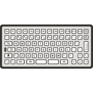 teclado con teclas digitales