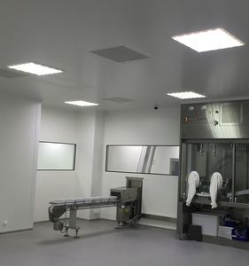 panel LED de laboratorio
