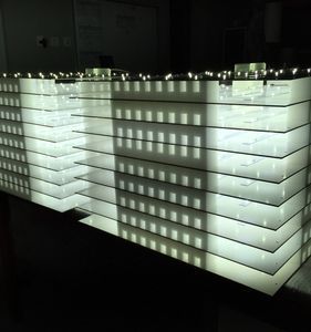 panel LED para sala blanca