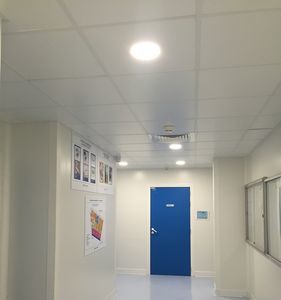 iluminación de hospital