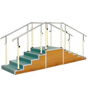 escalera de rehabilitación puente recto