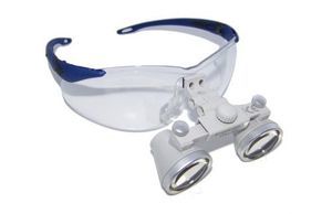 lupa quirúrgica con montura de gafas