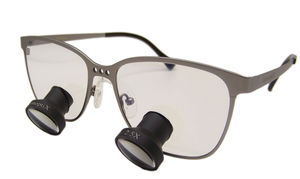 lupa quirúrgica con montura de gafas