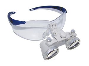 lupa quirúrgica con montura de gafas