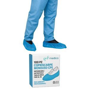 cubrezapatos quirúrgicos de polietileno