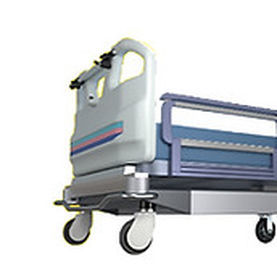 transportador eléctrico para cama de hospital