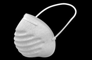 mascarilla respiratoria blanca