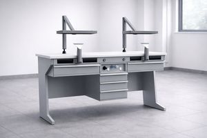 puesto de trabajo para laboratorio dental de formación