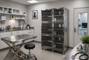 jaula veterinaria para la investigación preclínica