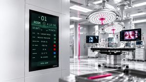 terminal de información para centro sanitario