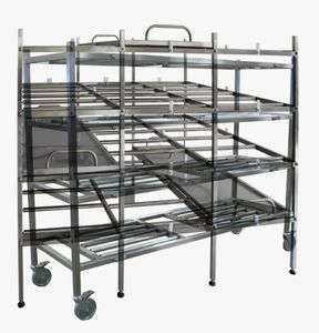scaffalatura di stoccaggio para camillas mortuorias