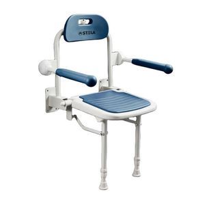 silla de ducha con reposabrazos