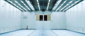 sala blanca para investigación médica