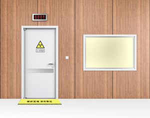 puerta de protección radiológica