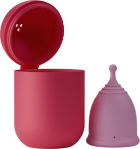 contenedor de esterilización para copa menstrual