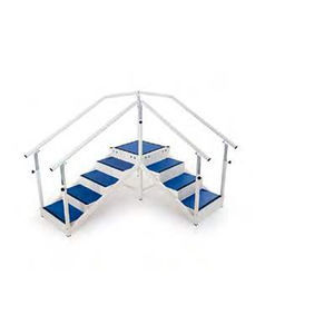 escalera de rehabilitación de ángulo