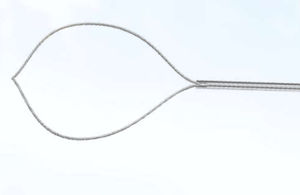 cesta endoscopica para la extracción de pólipos intestinales