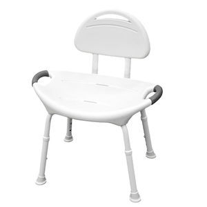 taburete de ducha con respaldo