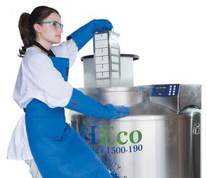 congelador de laboratorio / con cofre / criogénico