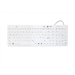 teclado médico con alfombrilla táctil