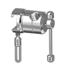 fijador para mesa de operaciones de acero inoxidable