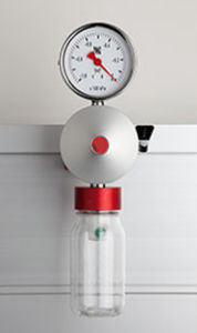 regulador de vacío sobre riel