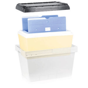 recipiente para muestras para transporte