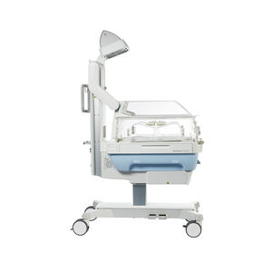 mesa de reanimación neonatal con monitor