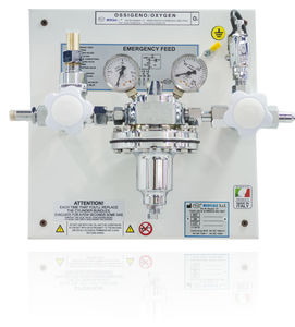 unidad de distribución de gases medicinales de dos etapas