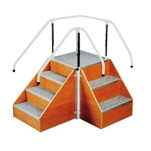 escalera de rehabilitación de ángulo