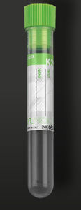 tubo de extracción para análisis hematológico