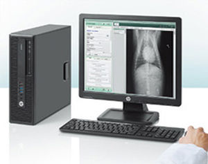 estación de trabajo informática para imagen veterinaria