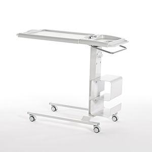 mesa de cabecera con ruedas