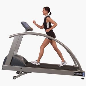 cinta de correr con baranda