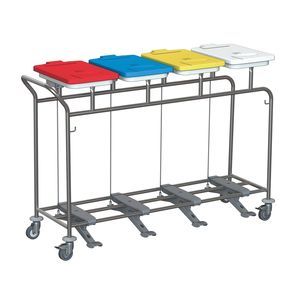 Carro para bolsas para ropa sucia