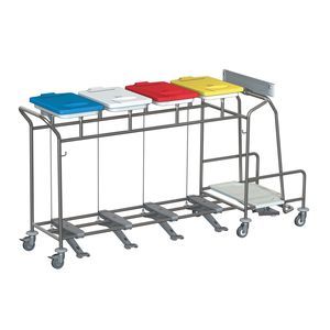 Carro para bolsas para ropa sucia 1