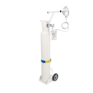 sistema de oxigenoterapia en carro