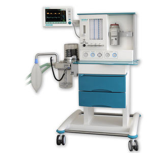 estación de anestesia pediátrica / en carro / con monitorización respiratoria